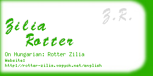 zilia rotter business card